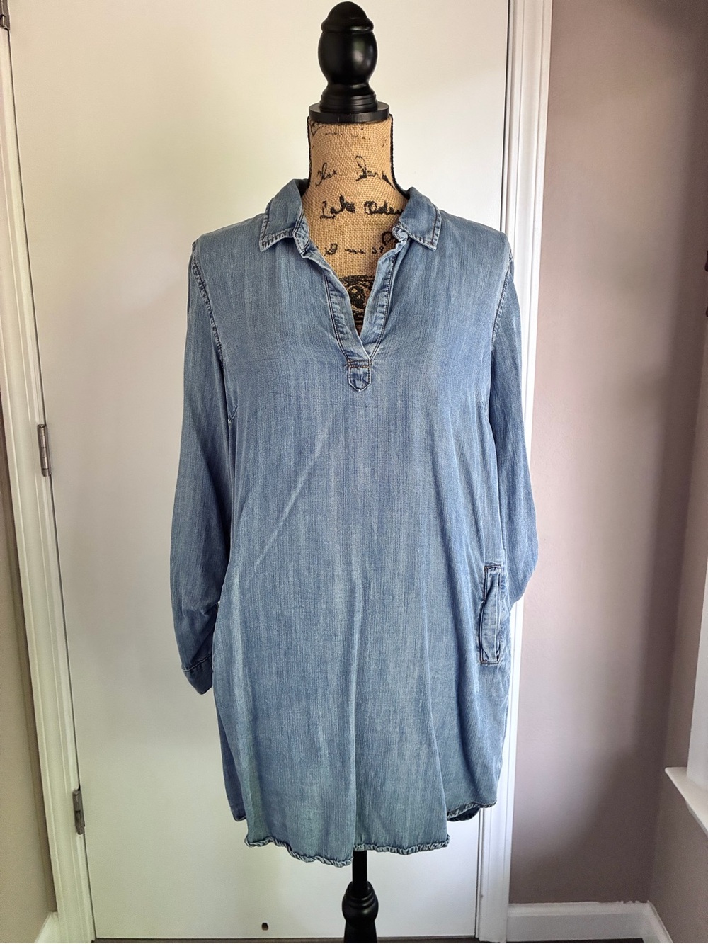 Velvet Heart Light Blue Denim Tunic